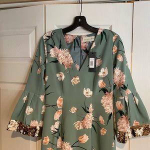 Sachin & Babi Flower Tower gown